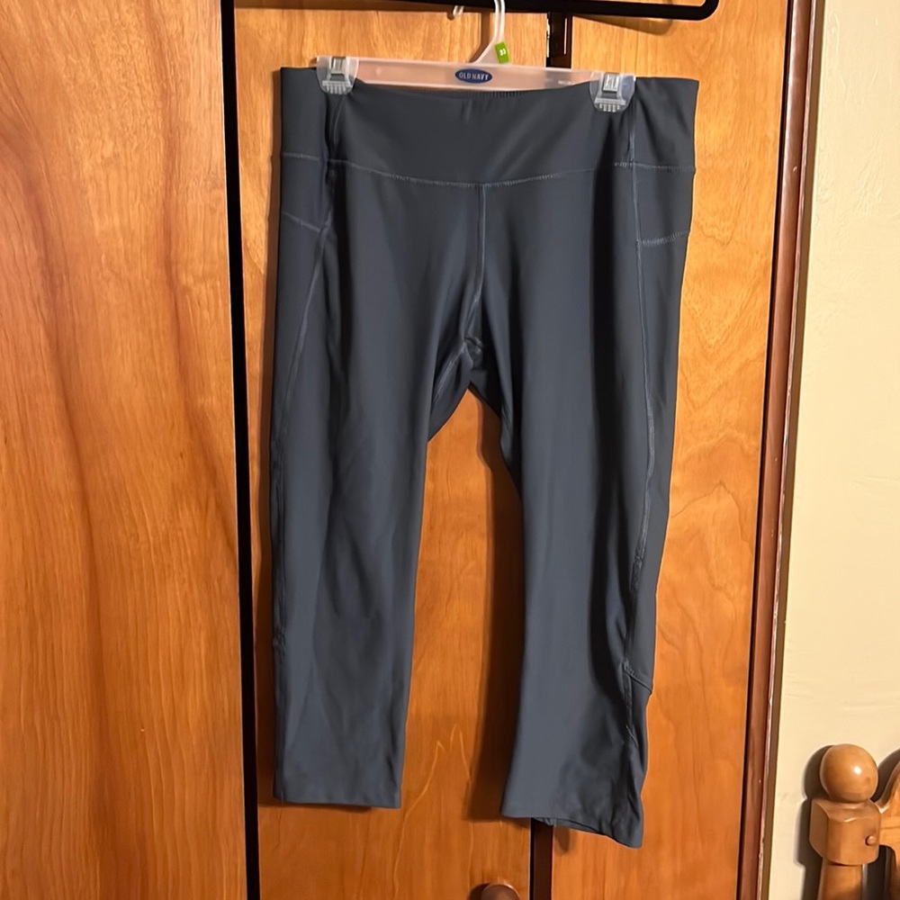 Army green leggings